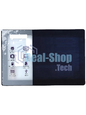 Сенсорное стекло (тачскрин) для Irbis TW60 TW90. черное с рамкой