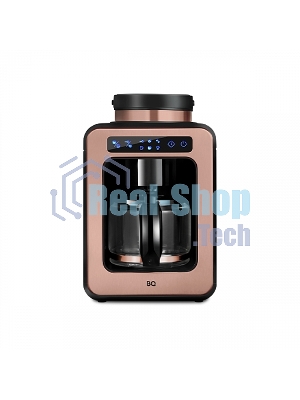 Кофеварка капельная BQ CM7000 Rose Gold-Black со встроенной кофемолкой, исп. кофе - молотый/зерновой, 0.6 л, 600 Вт.