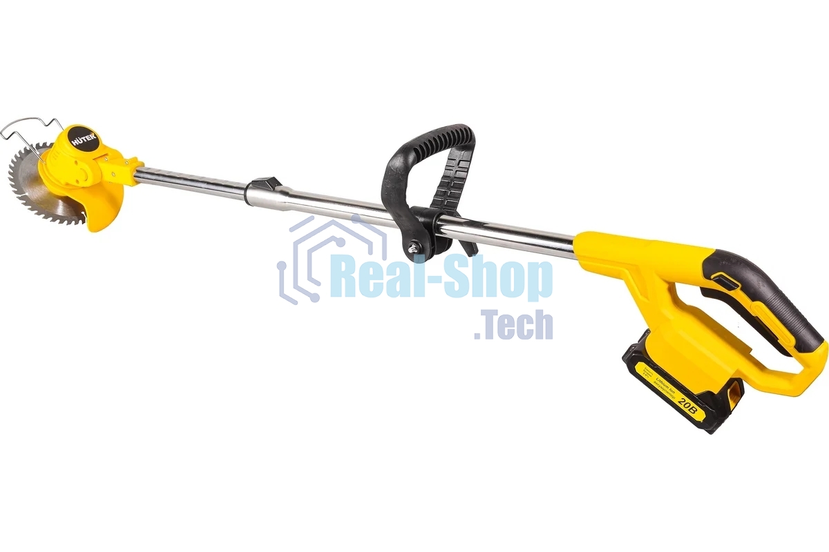 Триммер электрический Huter GET-20M-2Li аккум. неразбор.штан. реж.эл.:леска/нож