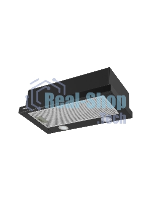 Вытяжка телескопическая HOMSair Flat 60 Glass черный, 60 см, 520 куб. м/ч, 45 дБ