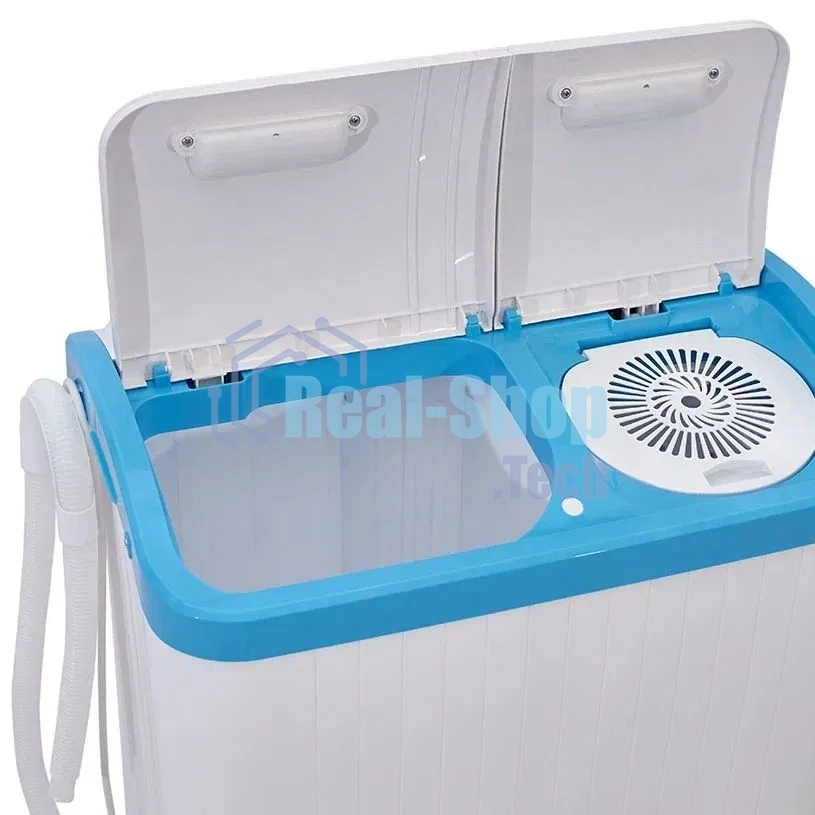 Стиральная машина Фея СМП 40 Н белый/голубой, загрузка вертикальная 4 кг, 1320 об/мин, класс В