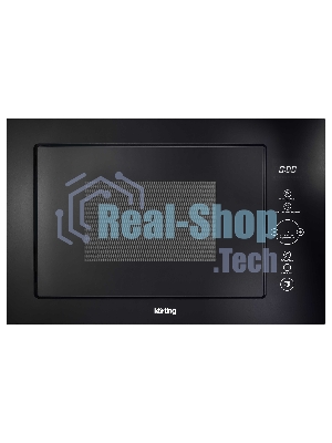 Встраиваемая микроволновая печь Korting KMI 825 TGN черный, 25 л, 900 Вт, переключатели - сенсор