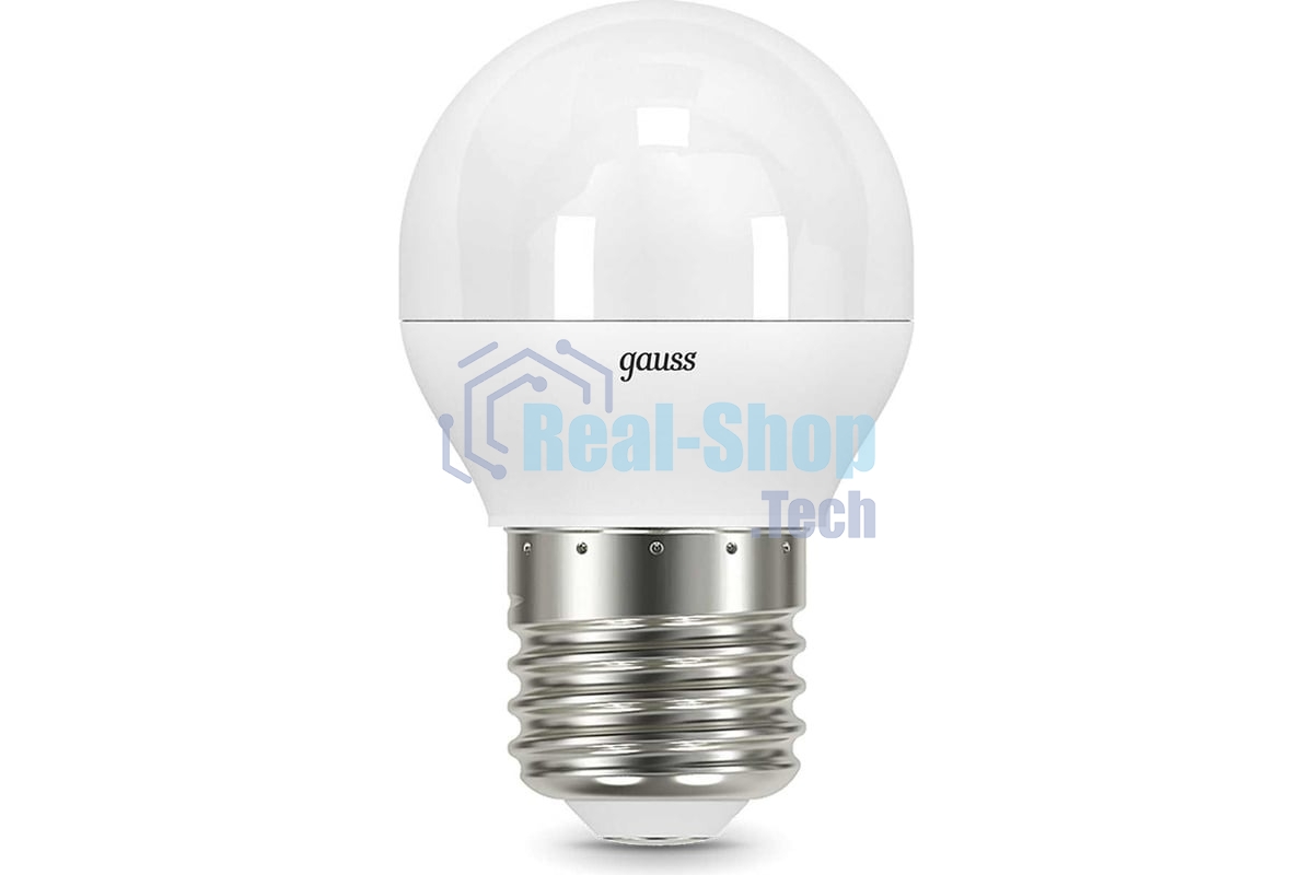 Лампа светодиодная Gauss Led Globe-dim E27 7Вт 4100К диммируемая