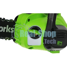 Цепная пила аккумуляторная GreenWorks G24CS25K4, 24V, 25 см, c АКБ 4А·ч и ЗУ (2007707UB)