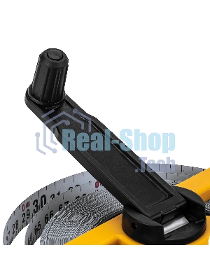 Рулетка геодезическая Denzel 30 м х 13 мм, открытый корпус, металлическая лента