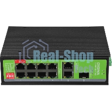 Коммутатор Digma DSP408F-2G1S-300, 8×100 Мбит/с + 2×1 Гбит/с + 1×1 Гбит/с SFP, неуправляемый