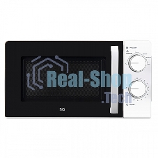 Микроволновая печь BQ MWO 20006SM/W белый/черный, 20 л, 700 Вт, поворотный механизм