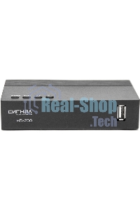 Ресивер DVB-T2 Сигнал Эфир HD-250 черный