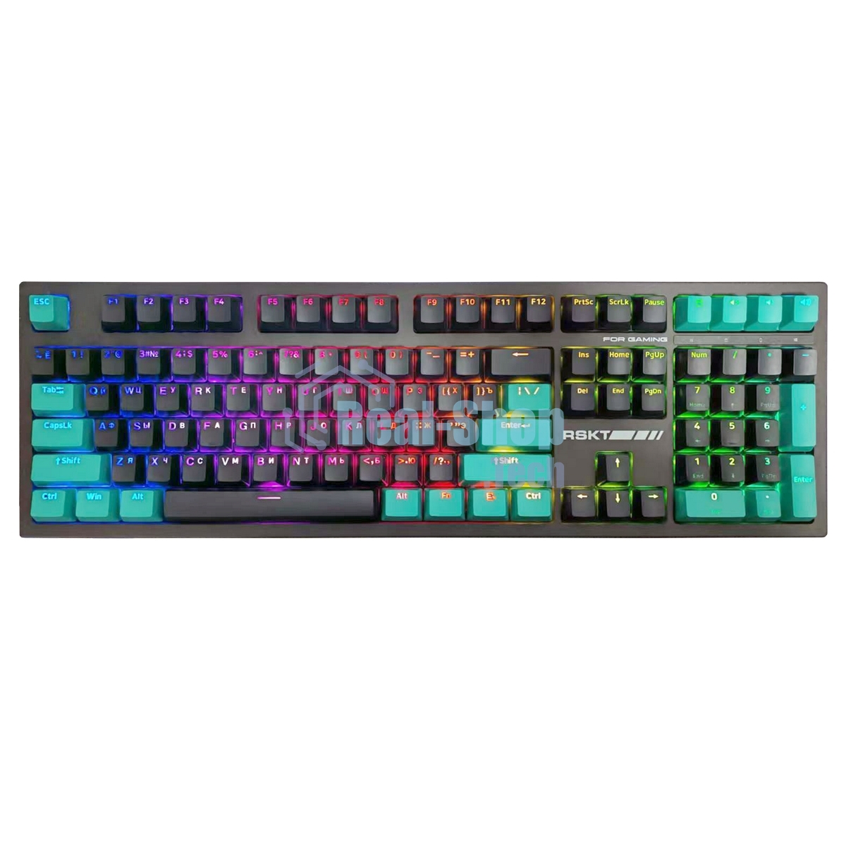 Клавиатура проводная Raskat KM002 GRAY, USB, серый