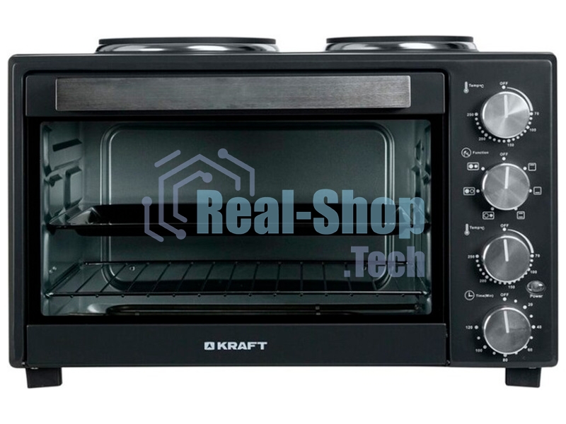 Мини-печь Kraft KFC-MOHP 380 HDGR 38 л, 1600 Вт, темно-серый