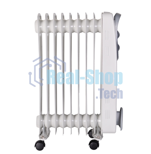 Обогреватель масляный Ресанта ОМ-9А (9 секций), белый, 2000 Вт, 20 м2, термостат 67/3/16