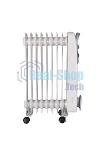 Обогреватель масляный Ресанта ОМ-9А (9 секций), белый, 2000 Вт, 20 м2, термостат 67/3/16