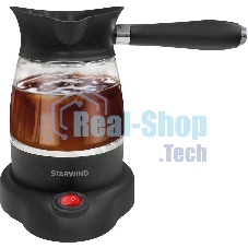 Кофеварка электрическая турка Starwind STG6054 600Вт черный/серебристый Кофеварка электрическая турка Starwind STG6054 600Вт черный/серебристый