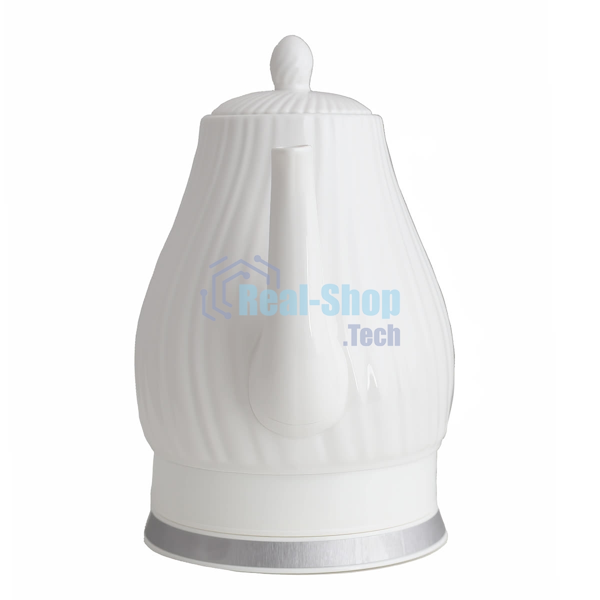 Чайник электрический Centek CT-0064 2.0л, 2150W, супербелая керамика, рельефный корпус