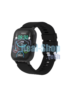 Умные часы Maxvi SW-02 черный Сенсорный дисплей 1.83