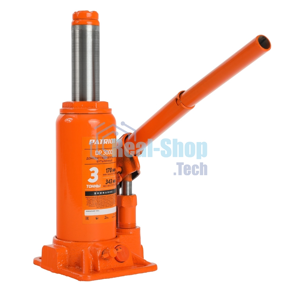 Домкрат бутылочный PATRIOT DB 3000 3T