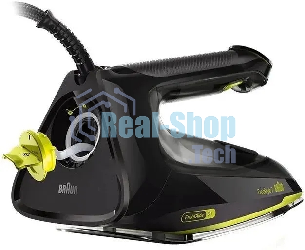 Утюг Braun FI7255GR черный/зеленый, 2000 Вт, 55 г/мин, 240 г/мин, 350 мл
