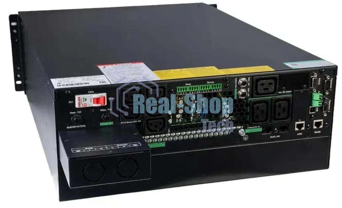 Источник бесперебойного питания Systeme Electric Smart-Save Online SRTSE 2 SRTSE8KRTXLIG2 / 8000 ВА / 8000 Вт / 5 x IEC 320 C13, 3 x IEC 320 С19