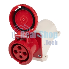 Розетка стационарная для наружной установки PPC 134 3Р+РЕ 63А 380В IP67 Jazzway