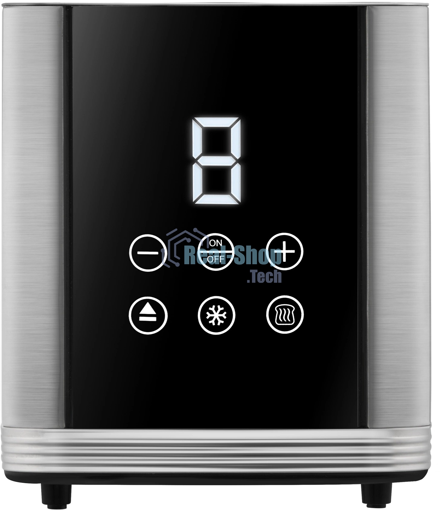 Тостер Rondell RDE-1201 800Вт стальной