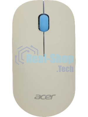 Комплект клавиатура + мышь Acer OCC205 беспроводной USB, 1200 dpi, белый/голубой