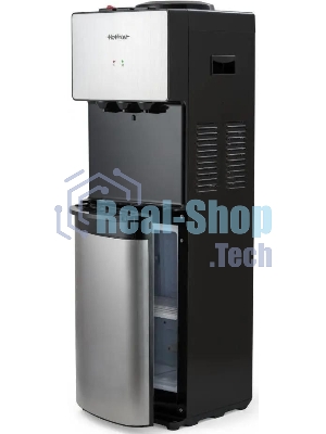 Кулер для воды Hotfrost V400BS, верхняя загрузка, нагрев 90 °С, охлаждение 10 °С, серебристый/черный