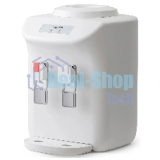 Кулер для воды Vatten D27WE, настольный, НАГРЕВ/ОХЛАЖДЕНИЕ ЭЛЕКТРОННОЕ, 2 крана, белый, 7025