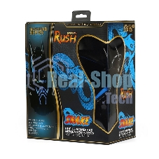 Гарнитура проводная игровая RUSH COBRA, динамики 40мм, велюровые амбушюры, черный/синий (SBHG-1000)
