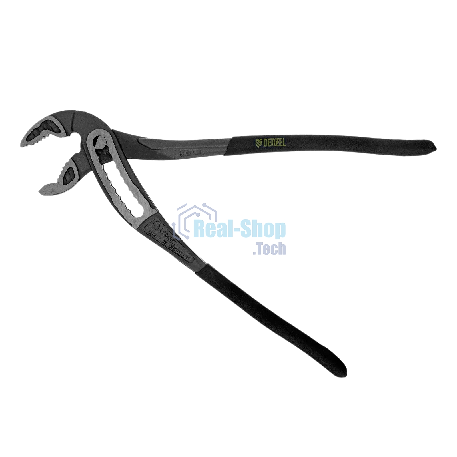 Клещи переставные Denzel обливные рукоятки, 300 мм