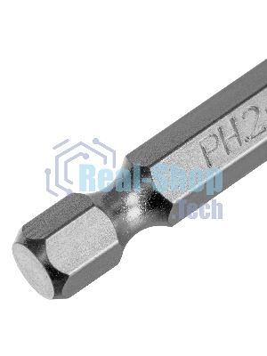 Бита Gross PH2х50мм, сталь S2, шестигр., 10 шт.