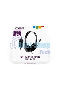 Гарнитура проводная игровая CBR CHP 353M White проводная стерео, микрофон с шумоподавл., накл. наушники, USB, кнопка выкл. микрофона, регул. громк., регул. оголовья, длина каб. 2 м, цвет черный-белый