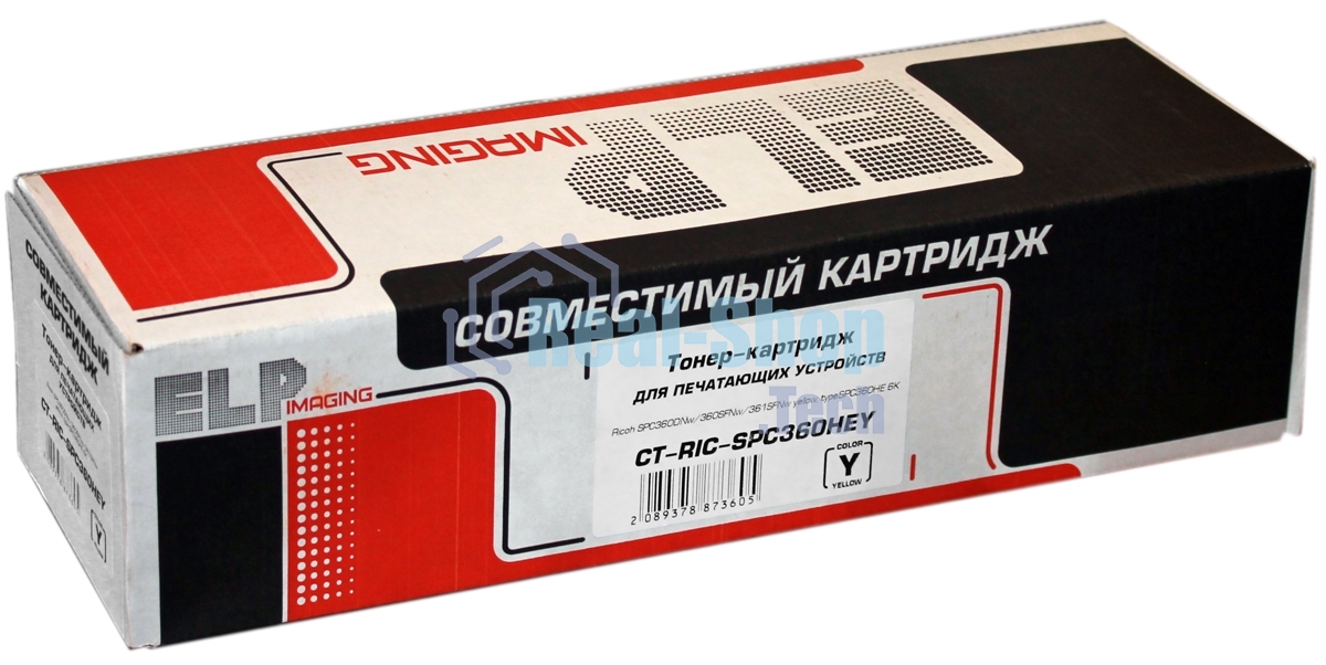 Картридж лазерный ELP type SPC360HE yellow (6000 стр.) для Ricoh SPC360DNw/360SFNw/361SFNw