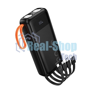 Портативный аккумулятор HOCO (6942007653374) J151A 20000mAh 1USB+1Type-C 2.0A, черный