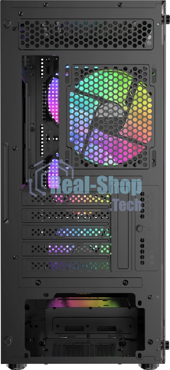 Компьютерный корпус Ocypus Gaммa C50 BK ARGb, MATX, USB 3.0*1+USB 2.0*2, FRONT 3x120мм ARGb, REAR 1x120мм ARGb