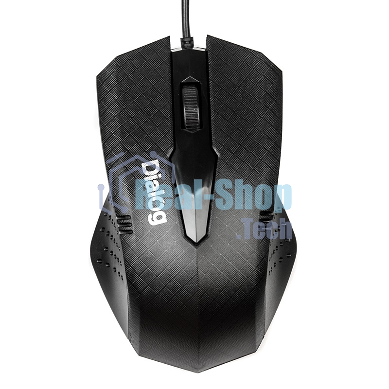 Мышь проводная Dialog Pointer MOP-09U черный, 800 dpi, USB, кнопки - 3