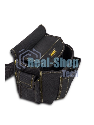 Поясная сумка монтажника Deli DL-P4 220 x 200 x 140мм, 6 карманов, ткань Оксфорд 600D