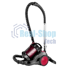 Пылесос Centek CT-2529 красный/черный, 350/2000 Вт, уборка сухая, пылесборник контейнер 2 л