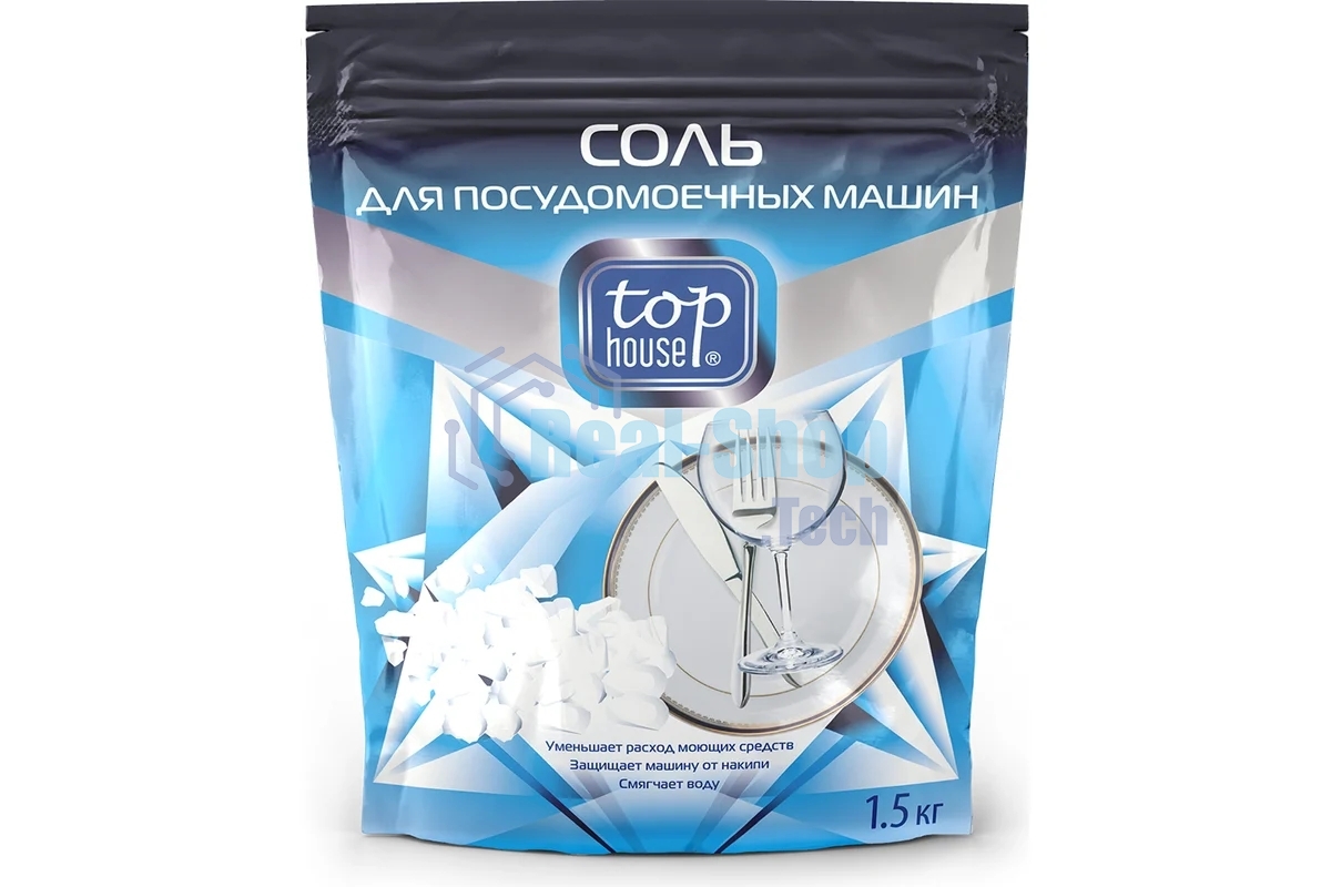 Соль для посудомоечных машин, 1.5. кг предотвращает образование известкового налета на посуде и защищает внутренние детали посудомоечных машин от образования накипи. Уменьшает расход моющих средств, смягчает воду и продлевает срок службы ионообменника и нагревательныхэлементов.