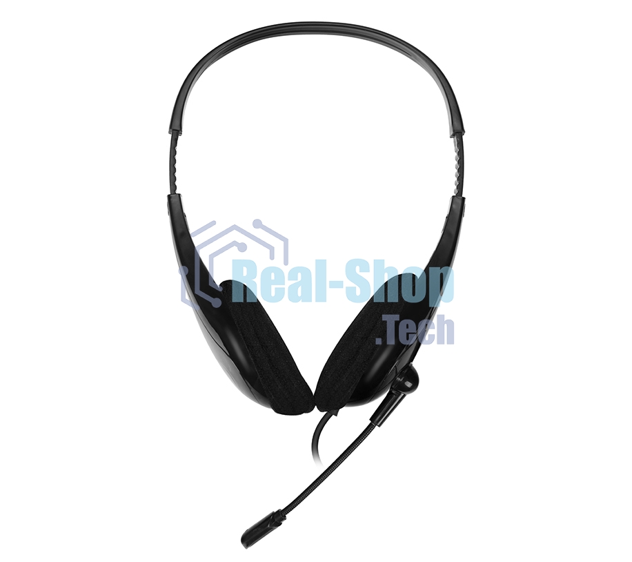 Гарнитура проводная CBR CHP 353M Black, проводная стерео, микрофон с шумоподавл., USB, регул. оголовья, длина кабеля 2,2 м, черный