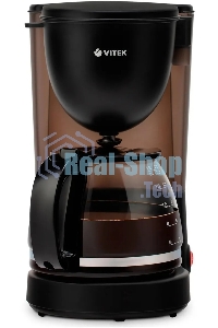 Кофеварка капельная Vitek Prive VT-8380 черный, исп. кофе - молотый, 1.25 л, 600 Вт