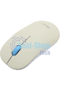 Комплект клавиатура + мышь Acer OCC205 беспроводной USB, 1200 dpi, белый/голубой