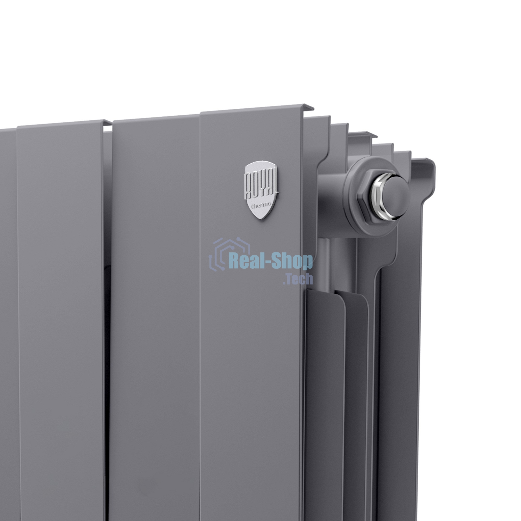 Радиатор биметаллический Royal Thermo PianoForte 300 Серебристый - 16 секц.