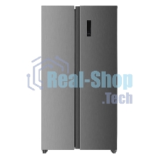 Холодильник Kraft KF-MS5701XI серый двухкамерный 372/198л морозилка сбоку, Side by Side