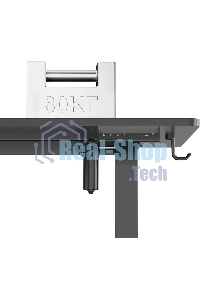 Стол компьютерный Cactus угловой подъемный столешница МДФ черный каркас черный 1600х1400х720х1180 мм (CS-EDXL-BBK)