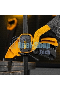 Струбцина Denzel F-образная, быстрозажимная, 600 х 80 мм, усиленный нейлоновый корпус