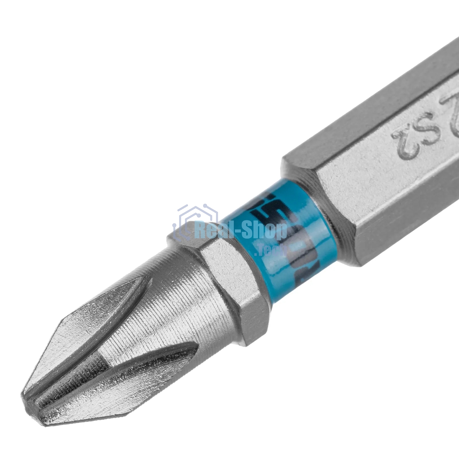 Бита Gross PH2х50мм, сталь S2, шестигр., 10 шт.