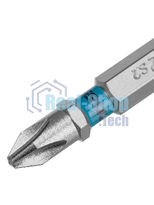 Бита Gross PH2х50мм, сталь S2, шестигр., 10 шт.