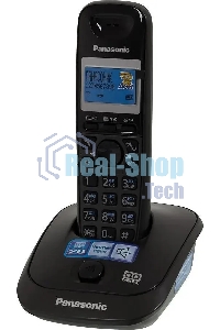 Телефон беспроводной (DECT) Panasonic KX-TG2521RUT (титан) АОН, Caller ID,спикерфон,голосовой АОН,полифония,цифровой автоответчик