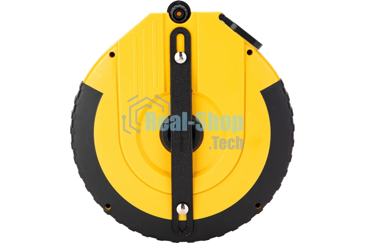 Мерная лента Deli DL9850ZY 50м x 14.5мм Ударопрочный корпус. Основной класс точности. Метрическое полотно из стекловолокна и ПВХ.