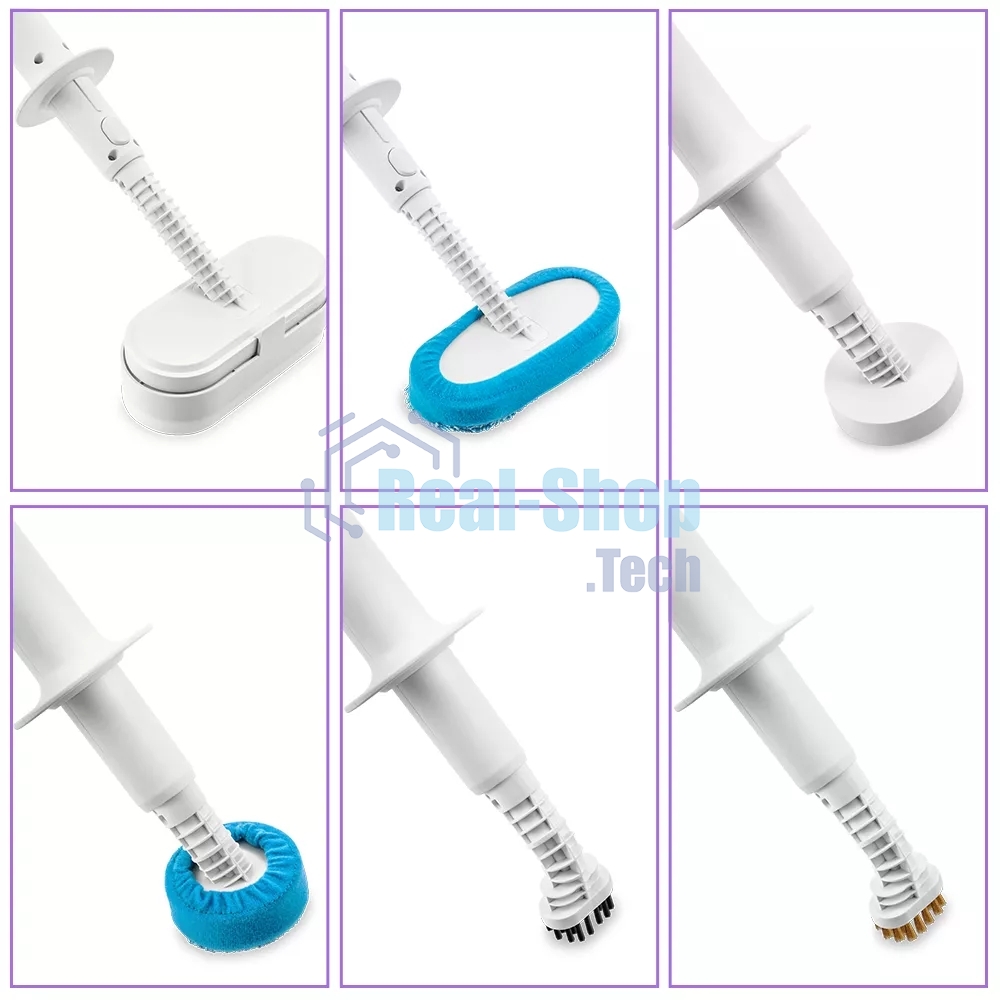 Швабра паровая Kitfort КТ-1016 1300Вт белый